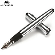 Jinhao X750 серебро Нержавеющая сталь Средний 18KGP перьевая ручка
