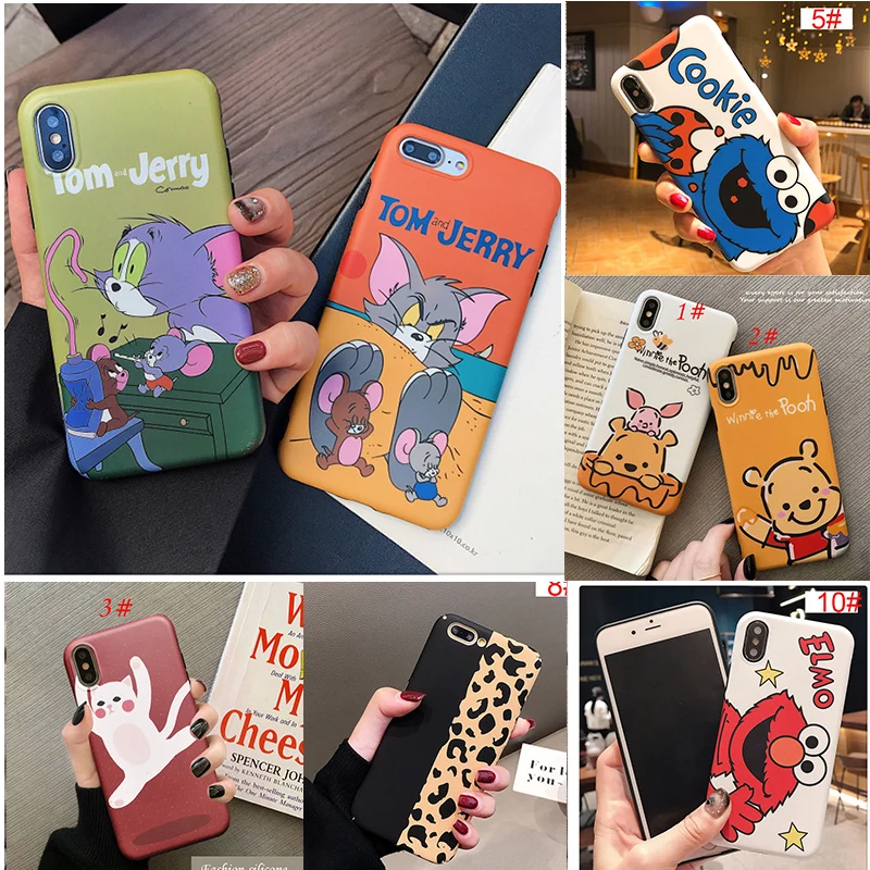 

10 patterns Case For iphone 6 7 8 plus X XS Case Cover for iphone x xs 6s 7 8 plus Case Soft 7 8 6s plus Cover cute