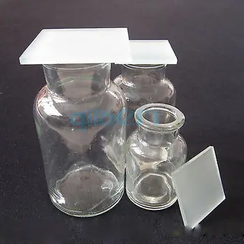 

60ml Bottom Diameter 42mm Lab Glass Gas Collecting Bottle with Frosted Glass Cap