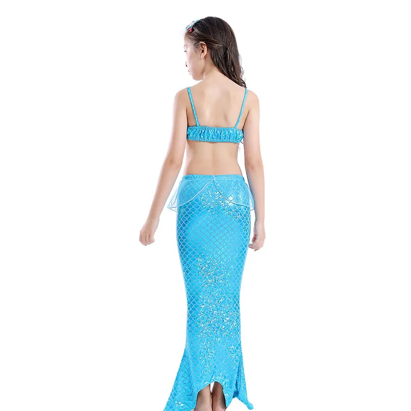 mermaid tail swimwear blue 5