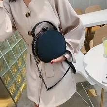 Модные круглые сумки с заклепками для женщин роскошные сумки женские сумки дизайнерские цепочки бриллианты дамские сумки через плечо