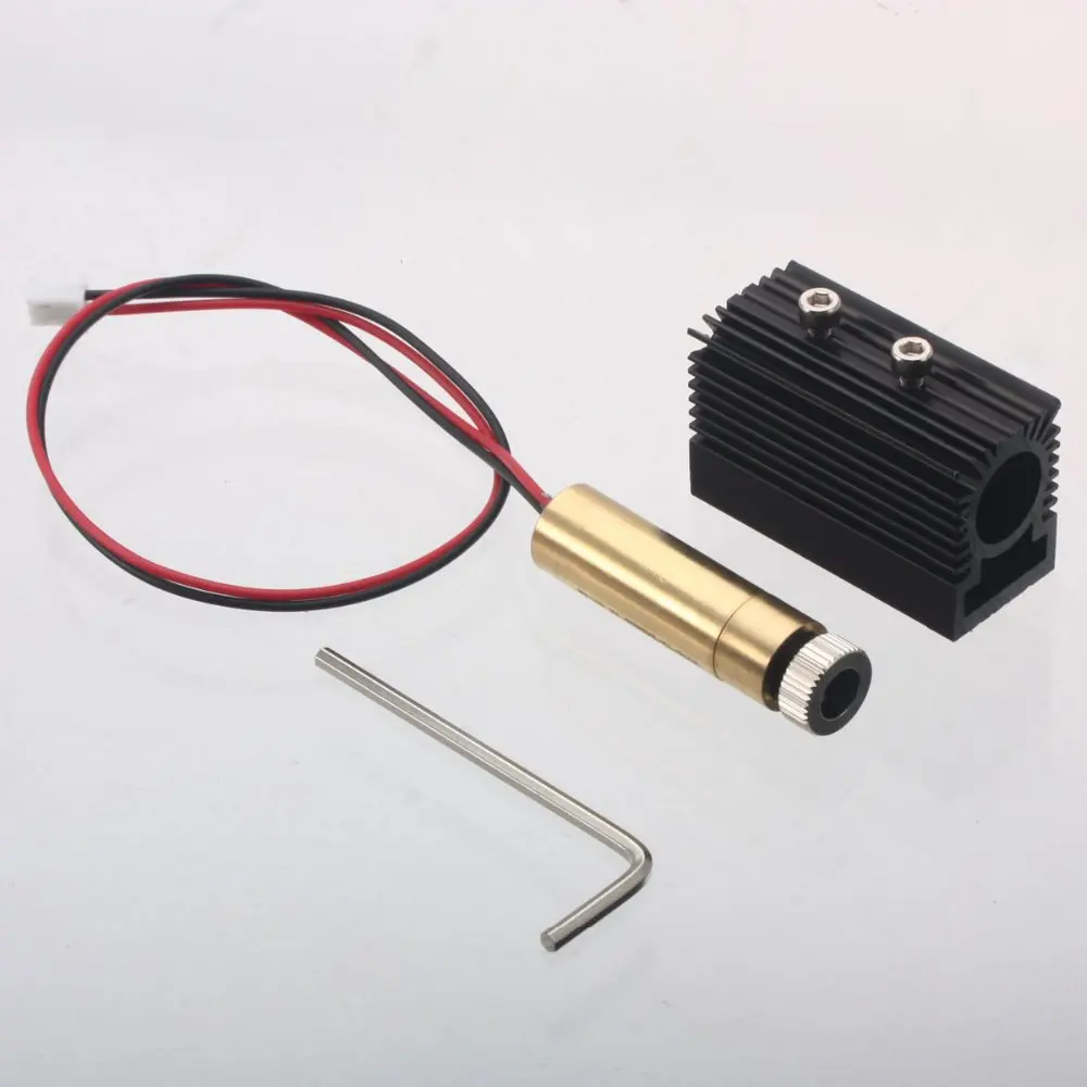 Tubo de Cabeça do Laser Laser de Fibra para Slot Máquina de Corte 1500 mw 405nm Módulo de Fibra para Slot Mini Gravador - Image 2