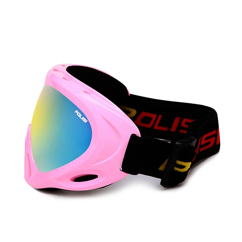 POLISI de los niños al aire libre gafas de esquí niños Anti-niebla UV400 nieve gafas niños niñas Snowboard esquí Esqui gafas de protección