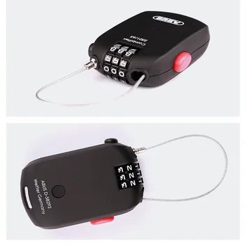 

ABUS combiflex 2501 Security Level 1 Wire lock Produced in Germany Length 65cm Helmet bag motorcycle lock mini Upgraded version