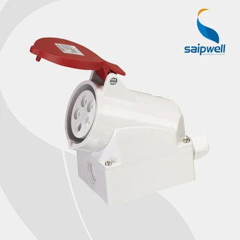 

2015 New Hot 5Pin Waterproof IP44 CEE electronic socket 400V 16A (SP111)