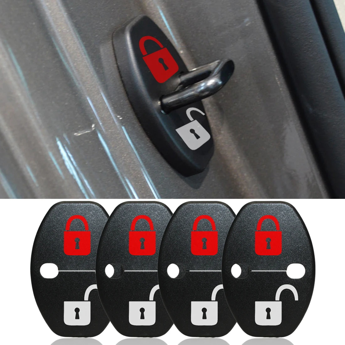 For volkswagen VW JETTA MAGOTAN CC GOLF POLO GOLF 6 passat B4 B6 Lavida Sagitar Bora skoda Fabia Superb Car Door Lock cover