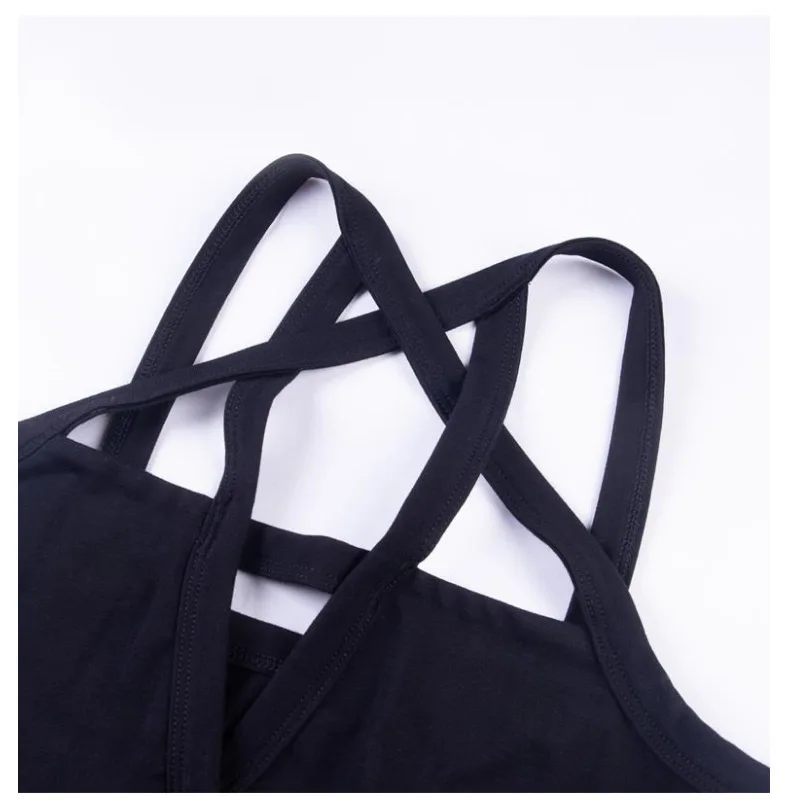 sexy bodysuit JIEZuoFang Gothic Women Jumpsuits Backless Cross Strap Front Design Hollow Out Pentagram Romper Black Sleeveless Slim Bodysuit fishnet bodysuit