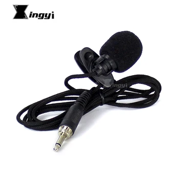 

Wired Tie Clip On Lapel Microphone 3.5mm Plug Screw Condenser Lavalier Mic Microfono For PC Computer Wireless System Transmitter