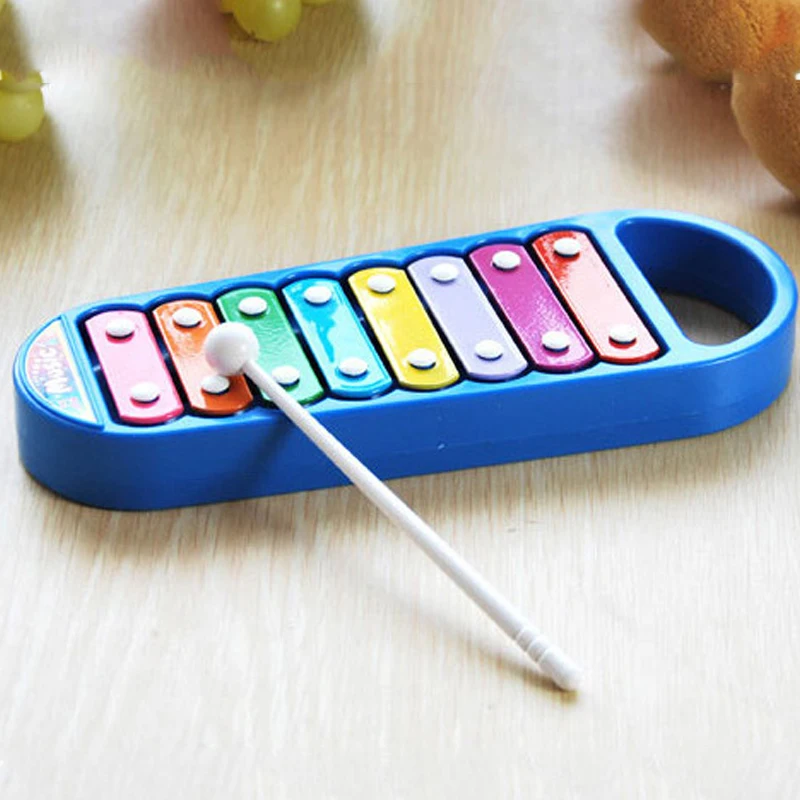 Funny kids musical instrument 8 note Xylophone toys plastic kids sount