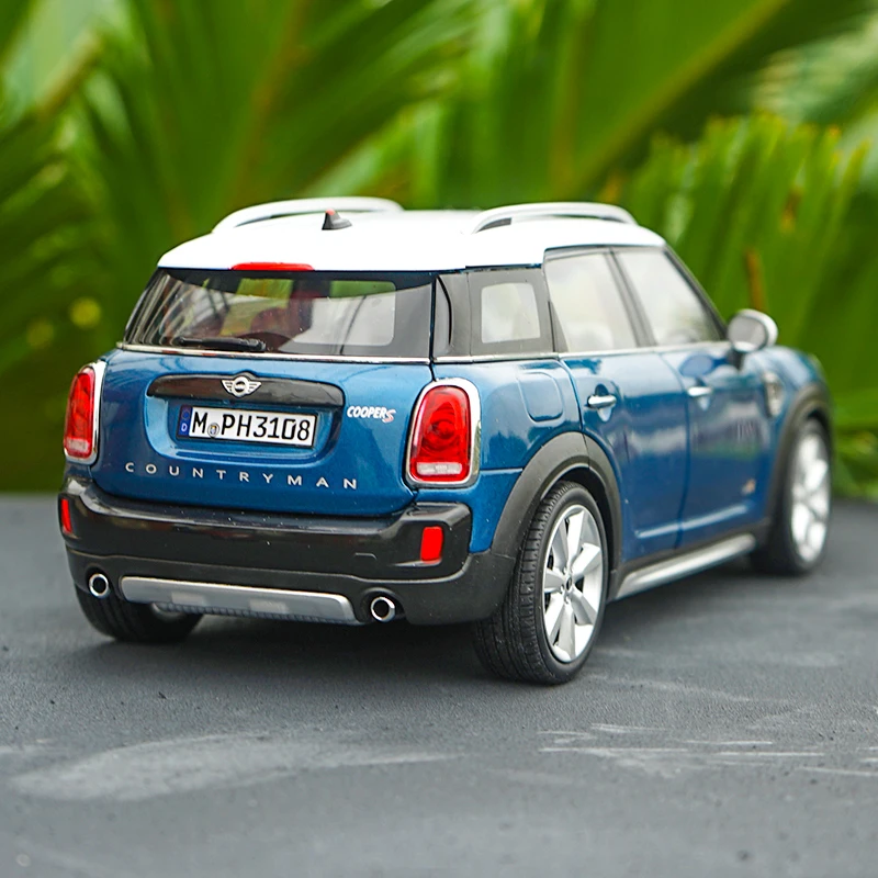 Высокое моделирование 1:18 земляк мини cooper S цинковый сплав модель расширенная