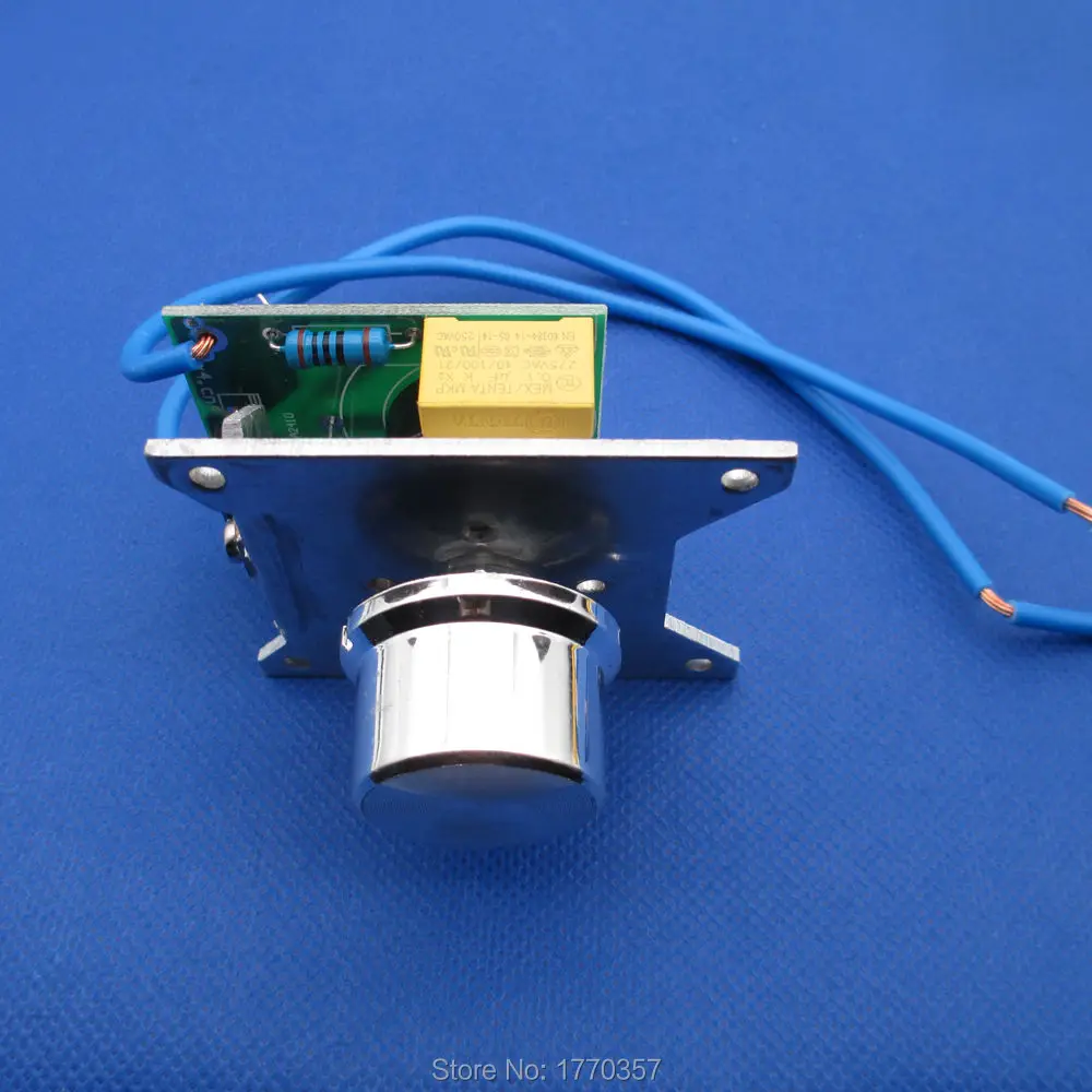 

1PCS SCR 220V Voltage Regulator Dimmer Speed Controller Switch With Heat Sink adjusting temperature 1000W