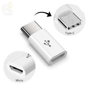 

Micro USB to Type-c Adapter for OTG typec Male to micro usb Female Adapter Data Sync Charging Converter 300pcs/lot