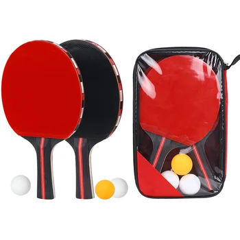 

Newly Pingpong Ball Racket Set 2 Paddles 3 Table Tennis Ball for Training 19ing