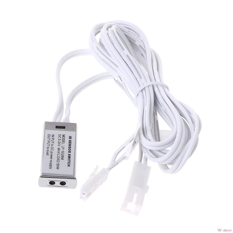 

2018 12V/24V Wardrobe Cabinet Light Switch Infrared Door Control Switch 5A 60W Sensor W-store Oct16_A