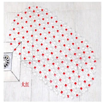 

Large Size Non Slip Bath Mat Bathroom Rug Shower Carpet Safety Toilet Floor Plastic Pad PVC Massage Rugs Suction for Bathroom
