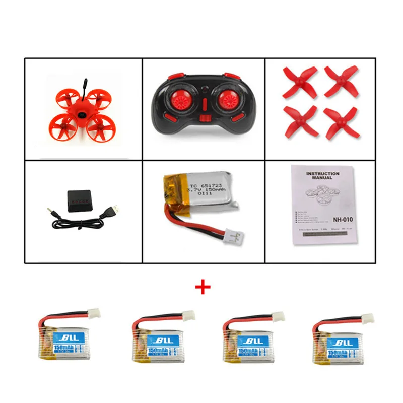 Мини Дрон с камерой 2 4G 4CH 6 осей RC самолет БПЛА игрушки VS JJRC H36 E010 65 мм зарядное