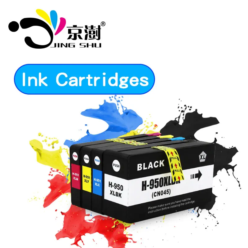 4 шт. CN045 CN046 CN047 CN048 950XL 951XL 950 951 Совместимый картридж для принтера hp Officejet Pro 8100 8600 8610