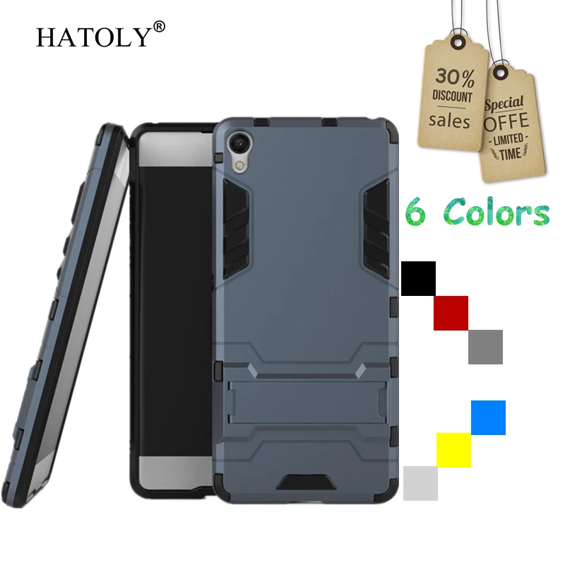 

For Sony Xperia XA Case F3111 F3113 F3115 Shockproof Robot Armor Slim Hybrid Rugged Silicone Hard Phone Cover For Sony xa Ultra