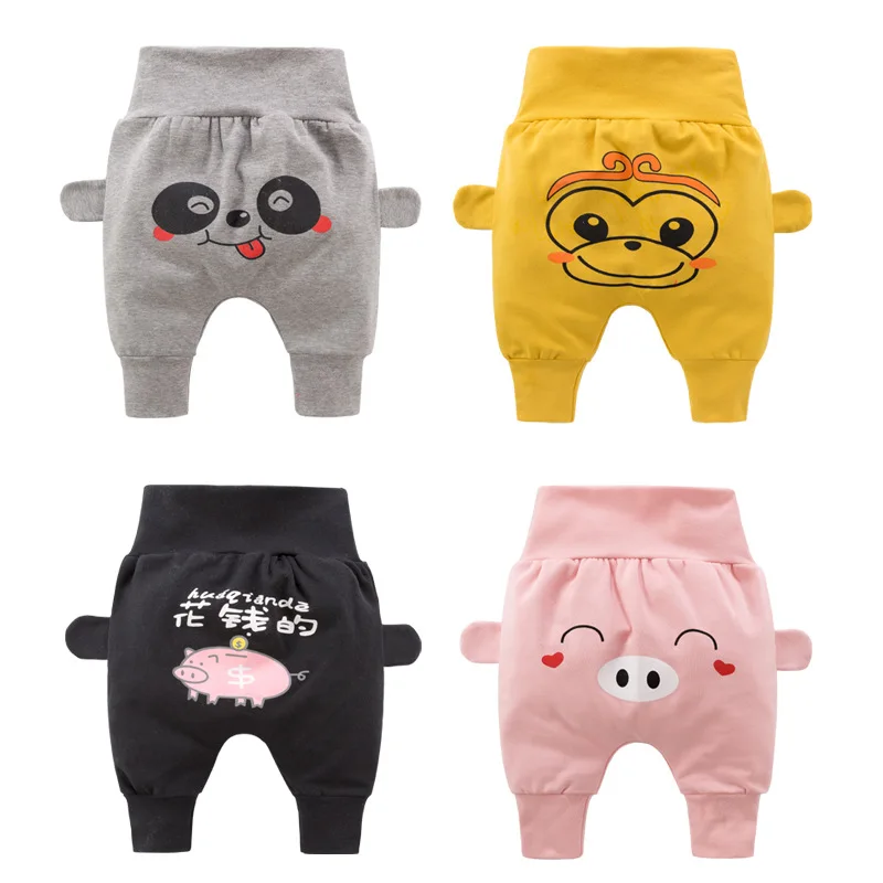 

Children trousers Spring/Autumn Baby Boys PP trousers Girls casual trousers Baby's high-waisted belly-guard trousers Kids Pants