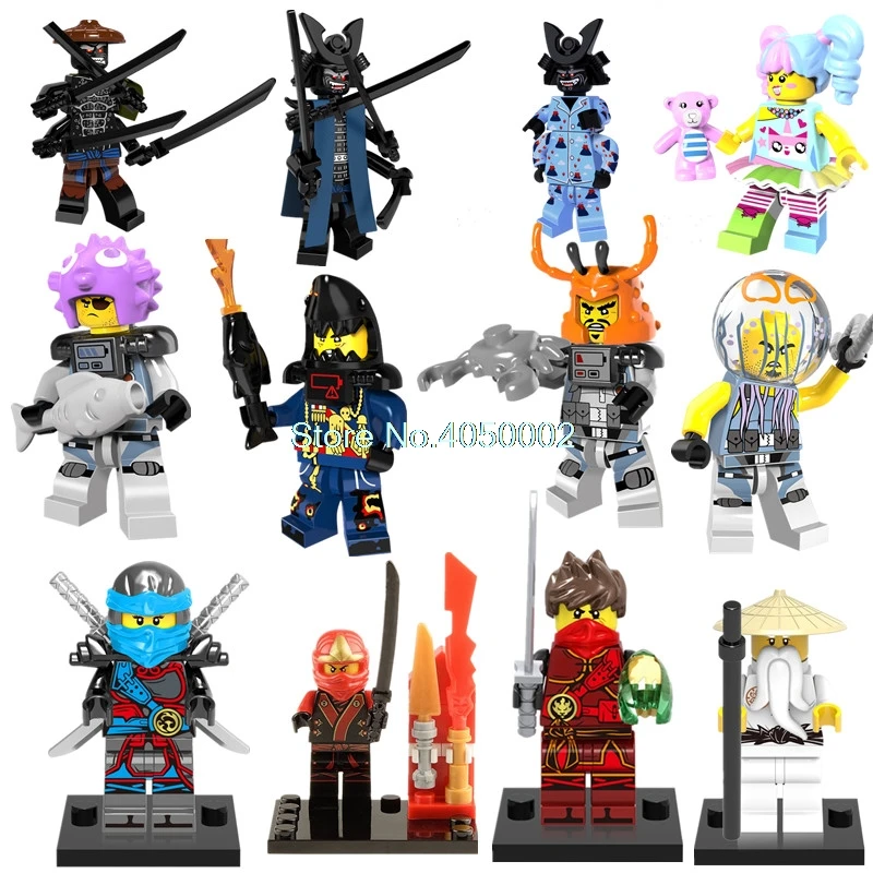 

Compatible Legoing Ninjago Movie Figure Gamma Pythor Garmadon Nya The Wei Snake Single Sale Action Figures Building Blocks Toys