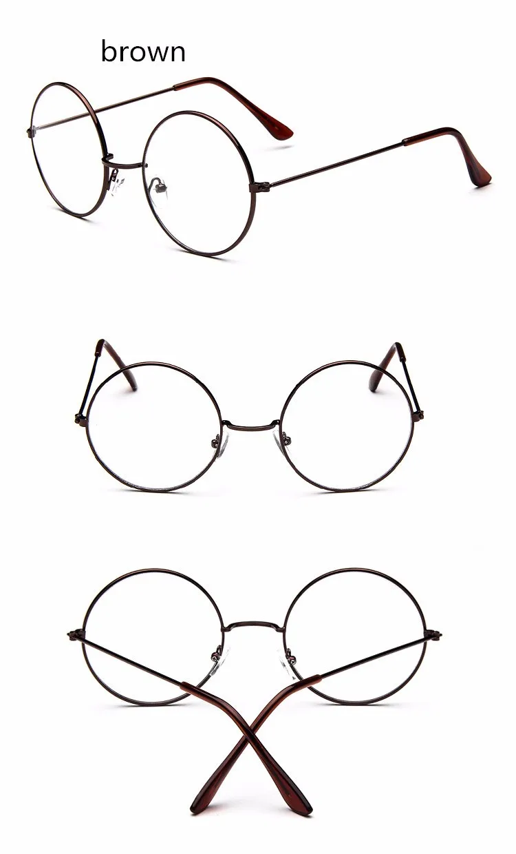 Винтажные круглые очки оправа для мужских очков рецепт очки женские очки прозрачные оптическая рамка Myopi 032
