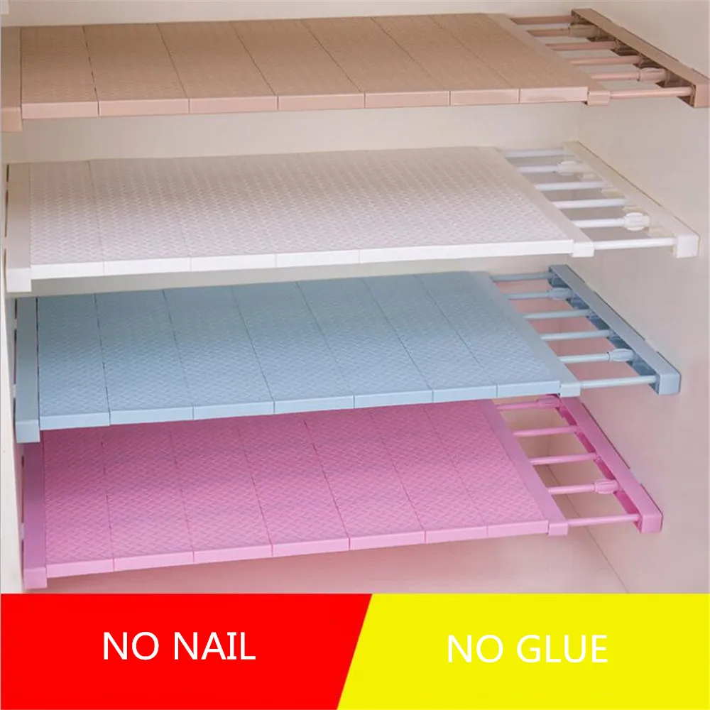 

Layered Partition Board Commodity Shelf Wardrobe Partition Storage Rack Kitchen Shelf Adjustable Wardrobe Closet Storage Rack