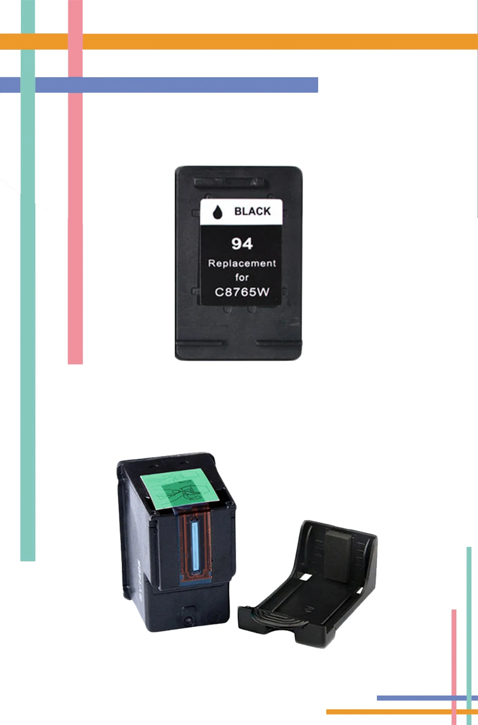 for HP94 Black compatible cartridge