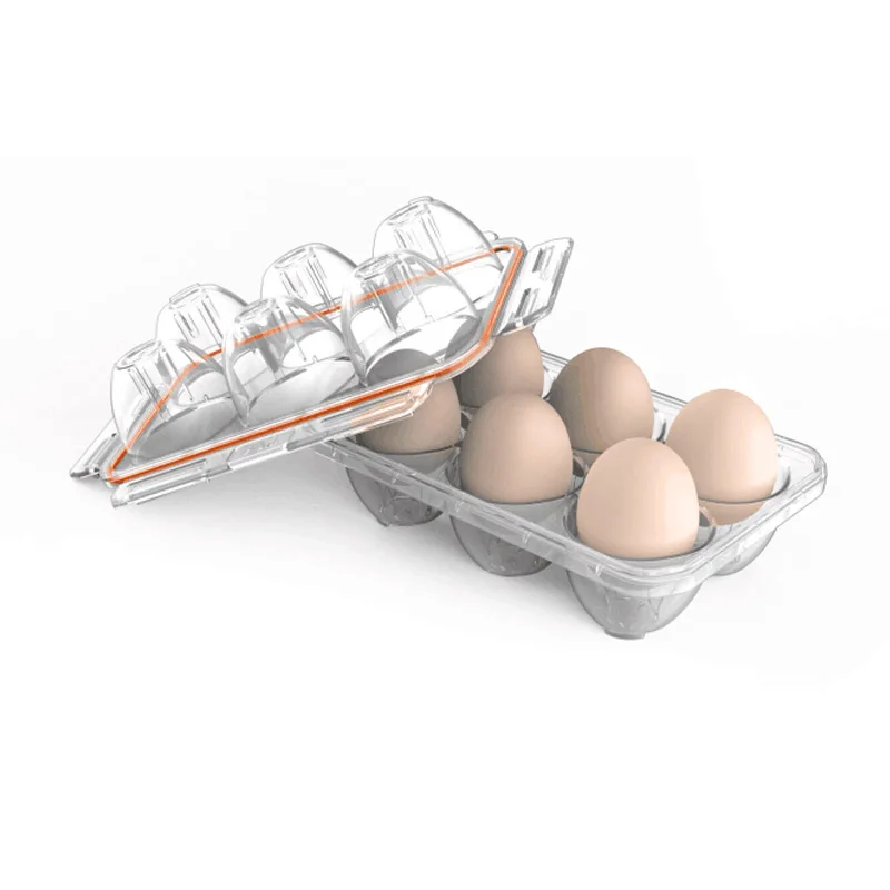 Online Caja de huevos transparente para nevera de arce y fuego caja de almacenamiento de huevos al aire libre