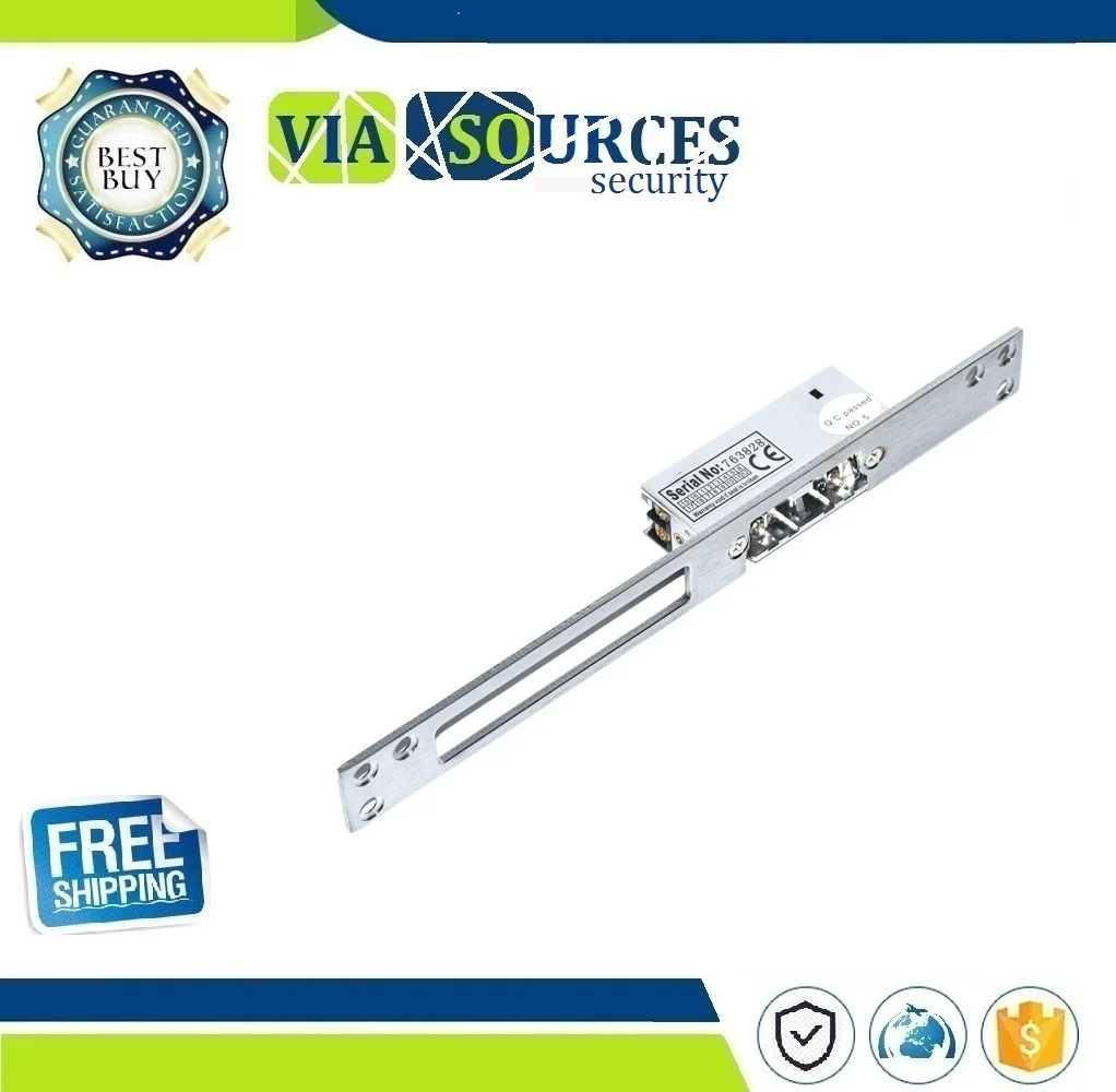 

Fail Secure NO NC Electric Strike Door Lock For Access Control System Wooden Door, Metal Door, PVC Door Fail Secure/ Safe