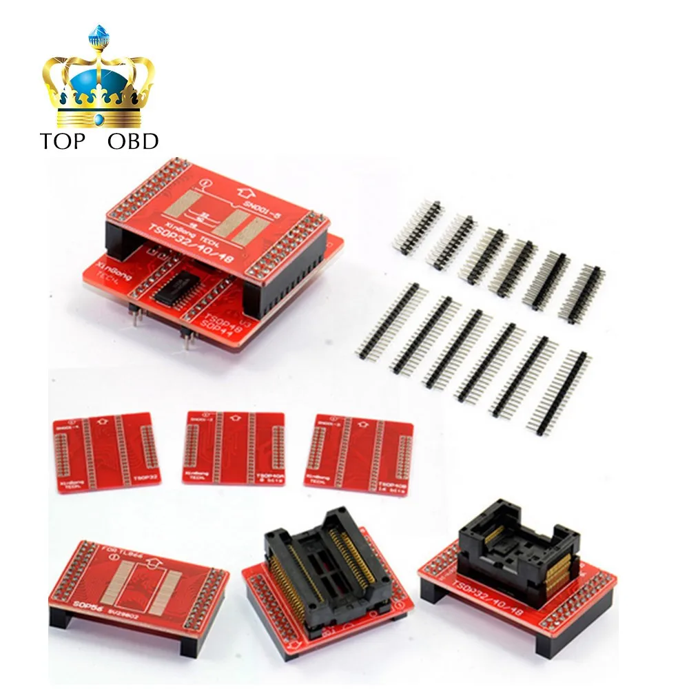 

NEW original Adapters MiniPro TL866 Universal Programmer TSOP32 TSOP40 TSOP48 SOP44 SOP56 Sockets TL866A TL866CS