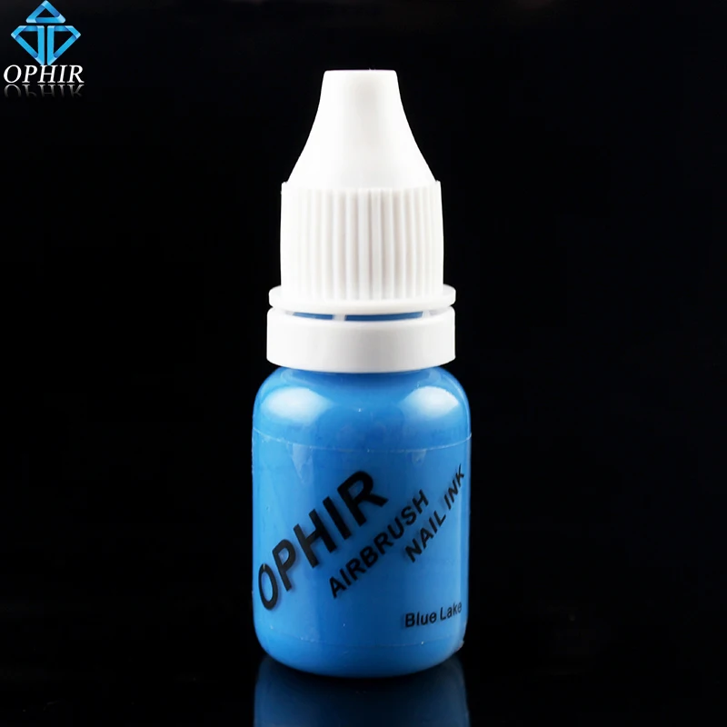 OPHIR BLUE LAKE аэрограф чернила для ногтей трафарет художественная шлифовка 10