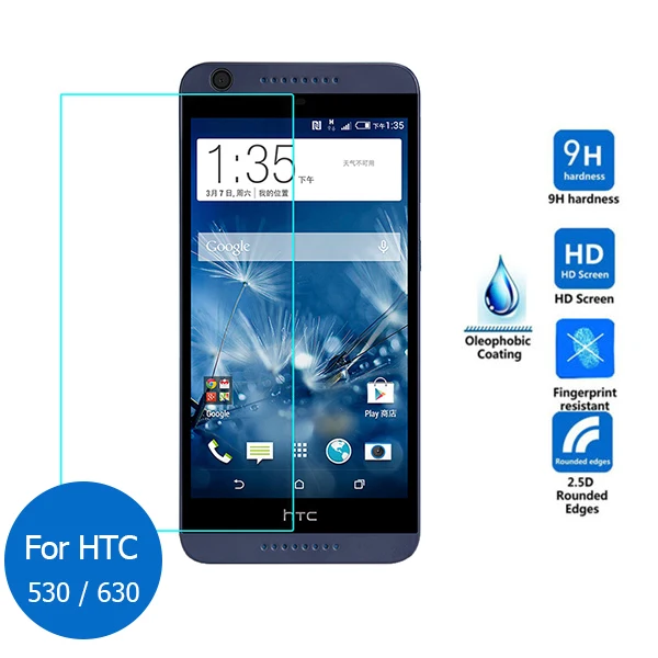 

2.5D Tempered Glass For HTC Desire 530 630 High Quality Protective Film Explosion-proof Screen Protector for HTC D530u D530 D630
