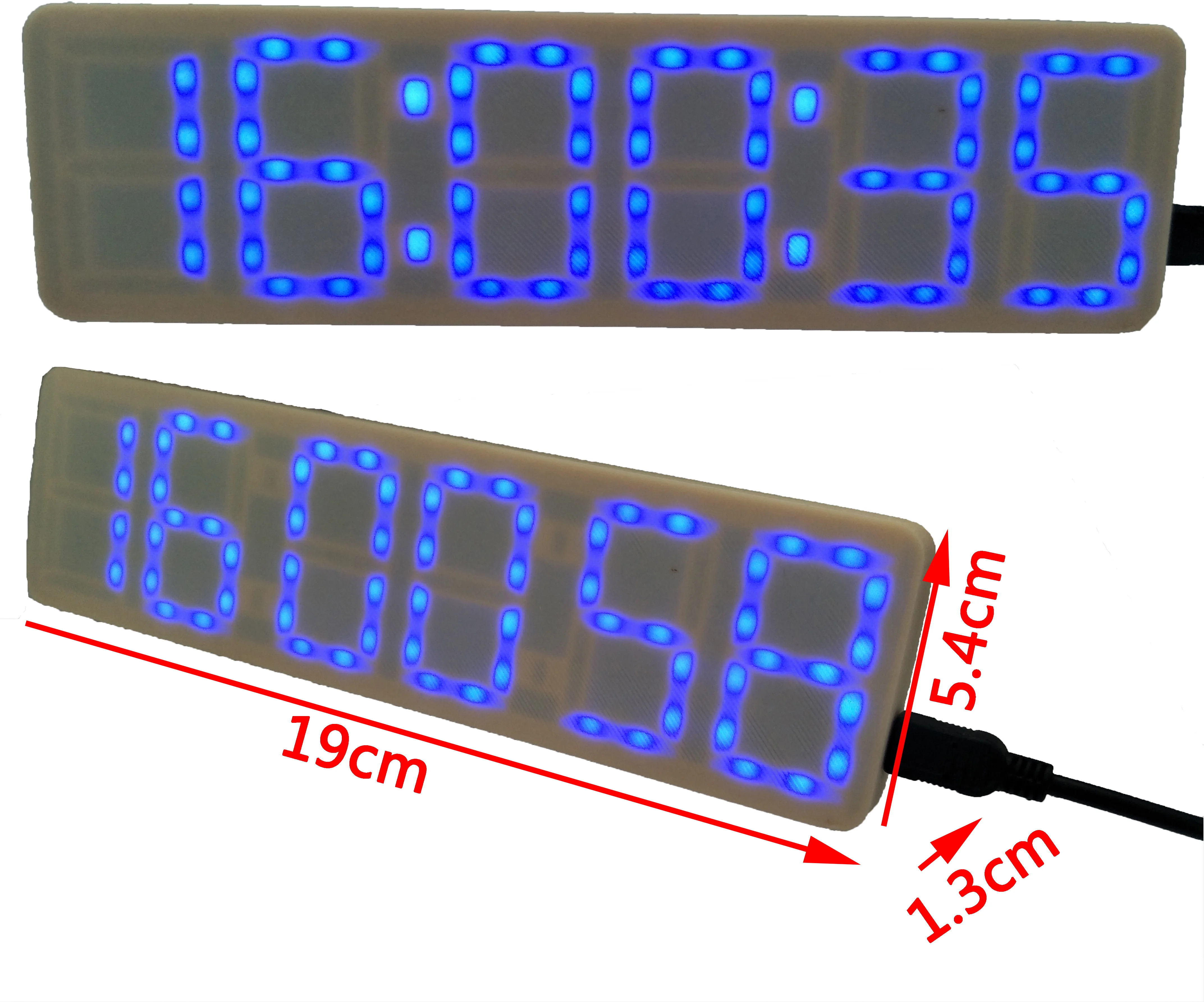 

Creative alarm clock, DS3231 big screen, LED electronic clock, LED digital tube clock, Music Clock