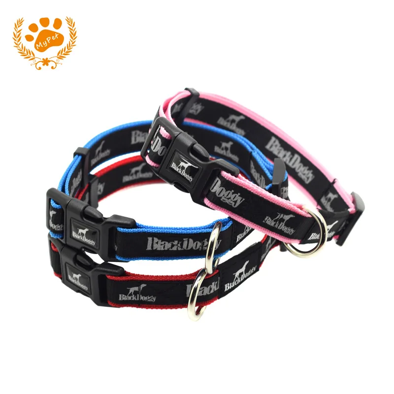 My Pet Durable Adjustable Dogs Collars Nylon Outdoor Comfortable