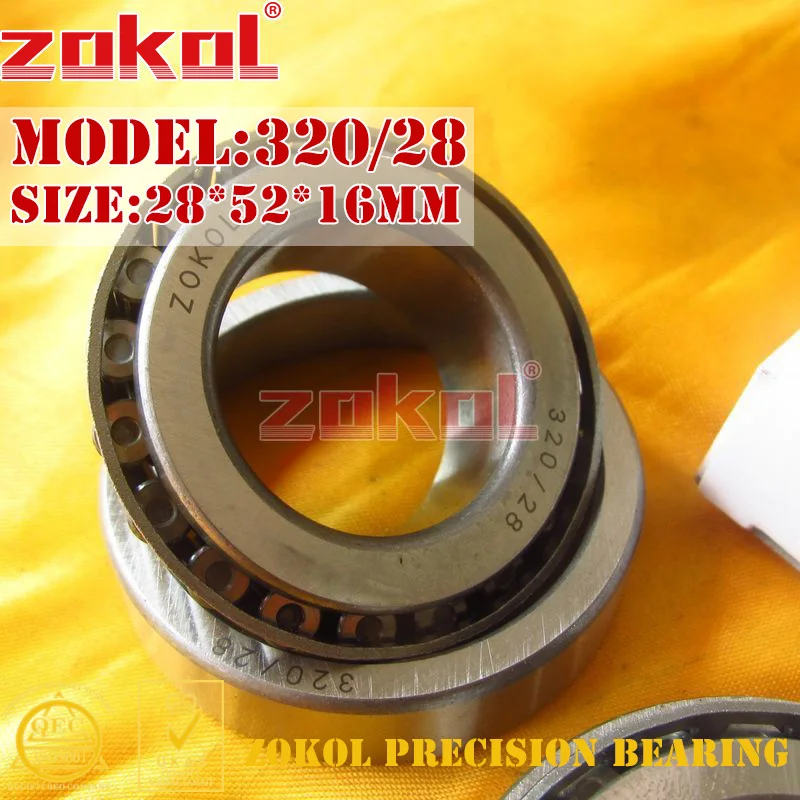 Подшипник zokol 320/28 20071 28E конический роликовый подшипник 28*52*16 мм