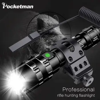 

6000Lums Tactical LED Flashlight Ultra Bright L2 Hunting light USB Rechargeable Waterproof Torch light 5 Modes by 1*18650