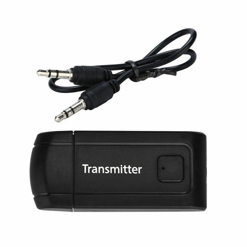 

Wireless Bluetooth USB Transmitter Portable 2.4GHz 3.5mm Drive Free Audio Adapter Dongle Audio Receiver For PC TV Headphone