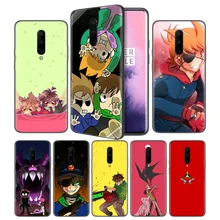 Eddsworld Soft Black Silicone Case Cover for OnePlus 6 6T 7 Pro 5G Ultra-thin TPU Phone Back Protective