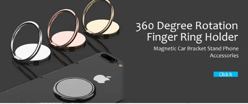 Роскошная металлическая розетка для мобильного телефона, универсальный держатель, вращение на 360 градусов, палец, кольцо, держатель, магнитный автомобильный кронштейн, подставка, аксессуары