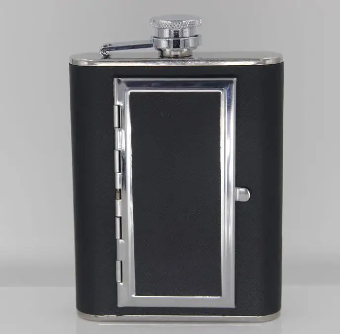 20PCS Hip Flask with Built-in Cigarette Case Stainless Steel wine pot Alcohol Flagon Shipping for DHL UPS TNT | Дом и сад