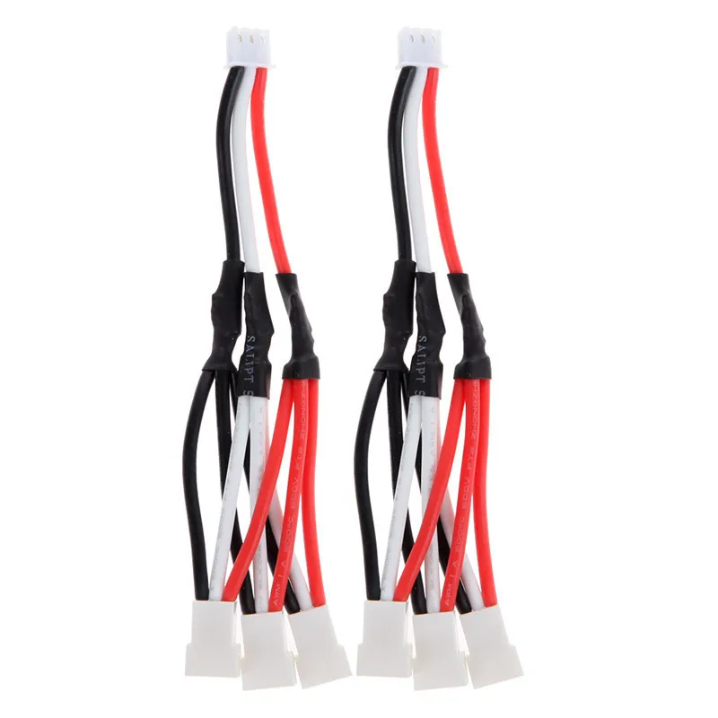 2 шт./лот 1 в 3 провода SYMA X8C X8W X8G MJX X600 X101 V666 7 4 V Li po зарядное устройство мульти выход