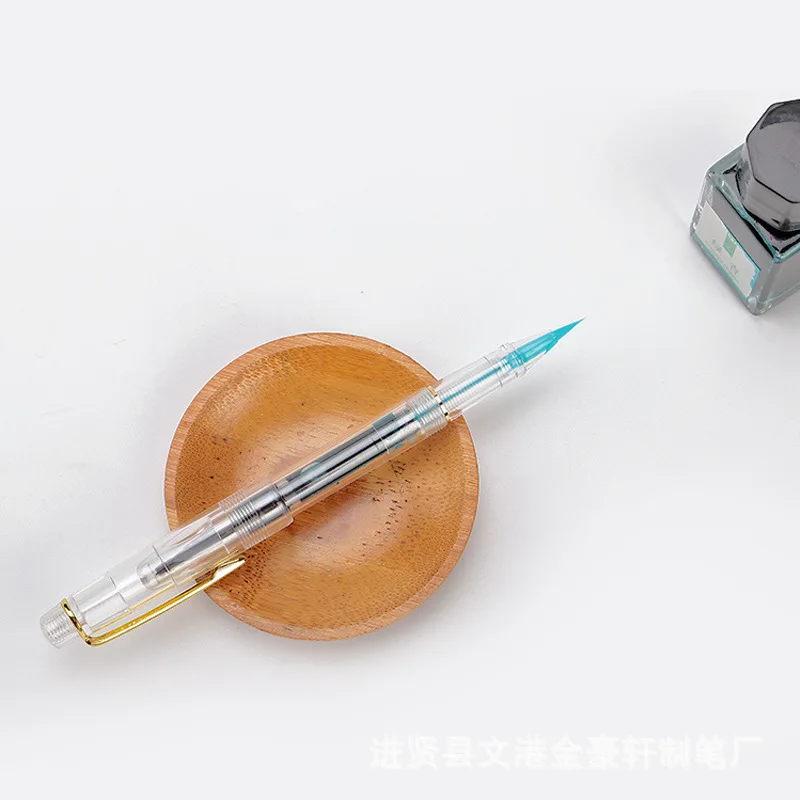 1 piezas caligrafía cepillo pluma pincel de fuentes de pelo suave acuarela cepillo pluma pincel de la Oficina de la escuela, regalo de estudiantes de escritura arte suministros de papelería 1 piezas caligrafía cepillo pluma pincel de fuentes de pelo suave acuarela cepillo pluma pincel de la Oficina de la escuela, regalo de estudiantes de escritura arte suministros de papelería