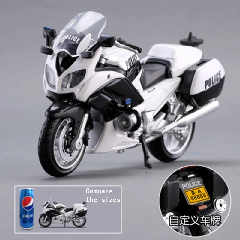 Maisto 1:18 BMW Yamaha полиция мотоцикл серии Silvardo оригинальная Авторизованная модель из