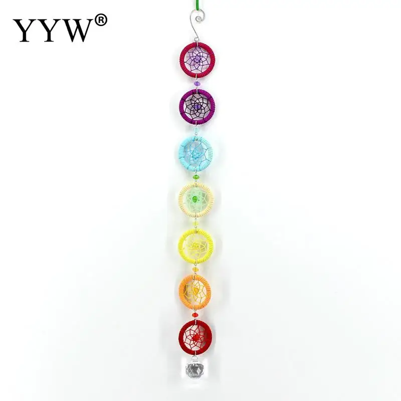 Car Dream Catcher Nordic Beaded Hunter Substance Handcraft Chic Hanging Ornaments Bedroom Wall Decor Scandinavian Native Ring