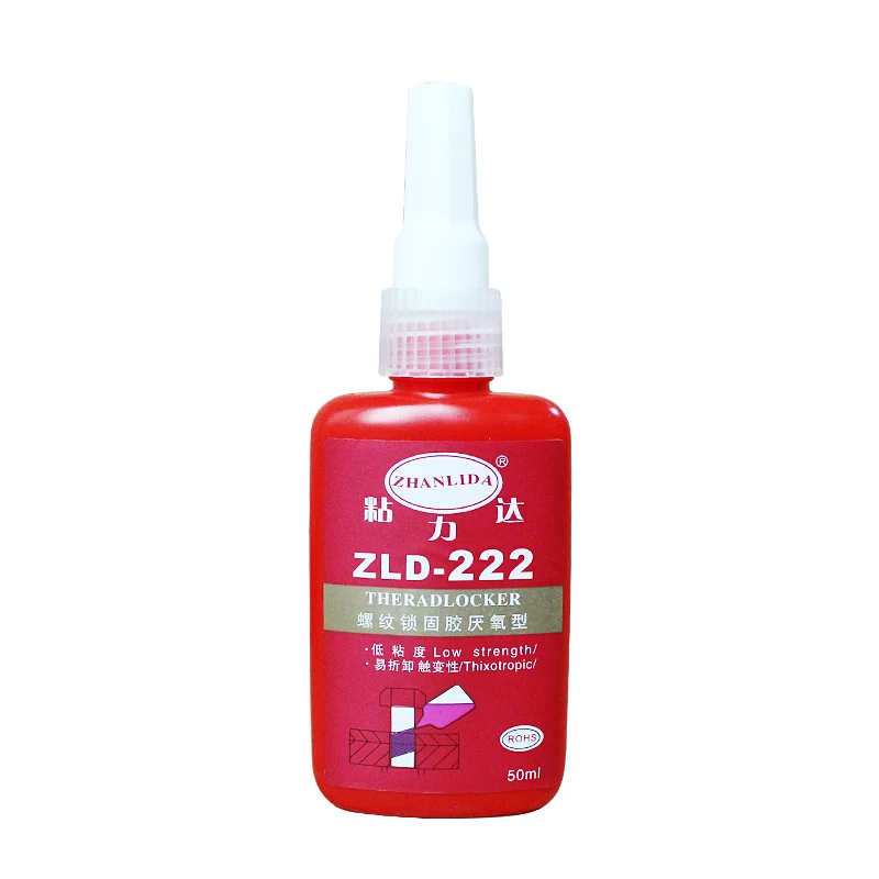 1pc 50ML 222 Anaerobic adhesive Metal screw Lock Screw glue Thread Seal