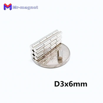 

2000Pcs 3x6 Neodymium Magnet Permanent N35 NdFeB Super Strong Powerful Small Round Magnetic Magnets Disc 3 x 6mm magnet D3x6 3*6