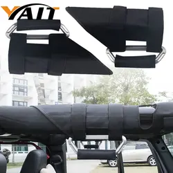 Yait металлические ручки-Grip LITE для Jeep Wrangler JK JKU Спорт/сахара/Рубикон X Unlimited 2 /4DR 07-17 Вт/3 "мягкий rollber