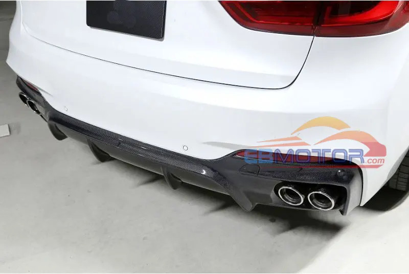 ebmotor-com Real Carbon Fiber Rear Diffuser For BMW F16 X6 M-Sport 2014UP 2_8277