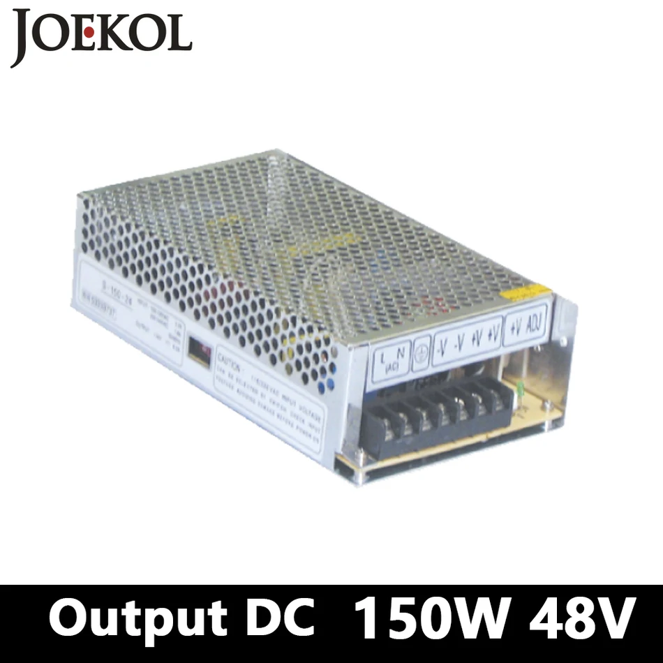 

switching power supply 150W 48v 3A,Single Output voltage converter for Led Strip,AC110V/220V Transformer to DC 48V