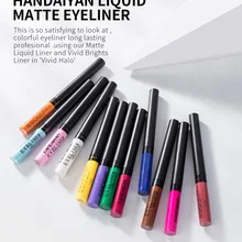 HANDAIYAN, 12 шт., цветные, водонепроницаемые, матовые, косметика, тени для век, подводка для глаз, Длительное Действие, сексуальная, Очаровательная подводка для глаз, ручка TSLM1